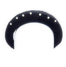 Comprar Diadema felpa negra perlas Bandera España La Flamenca de Borgoña Patricia Muñoz VOX