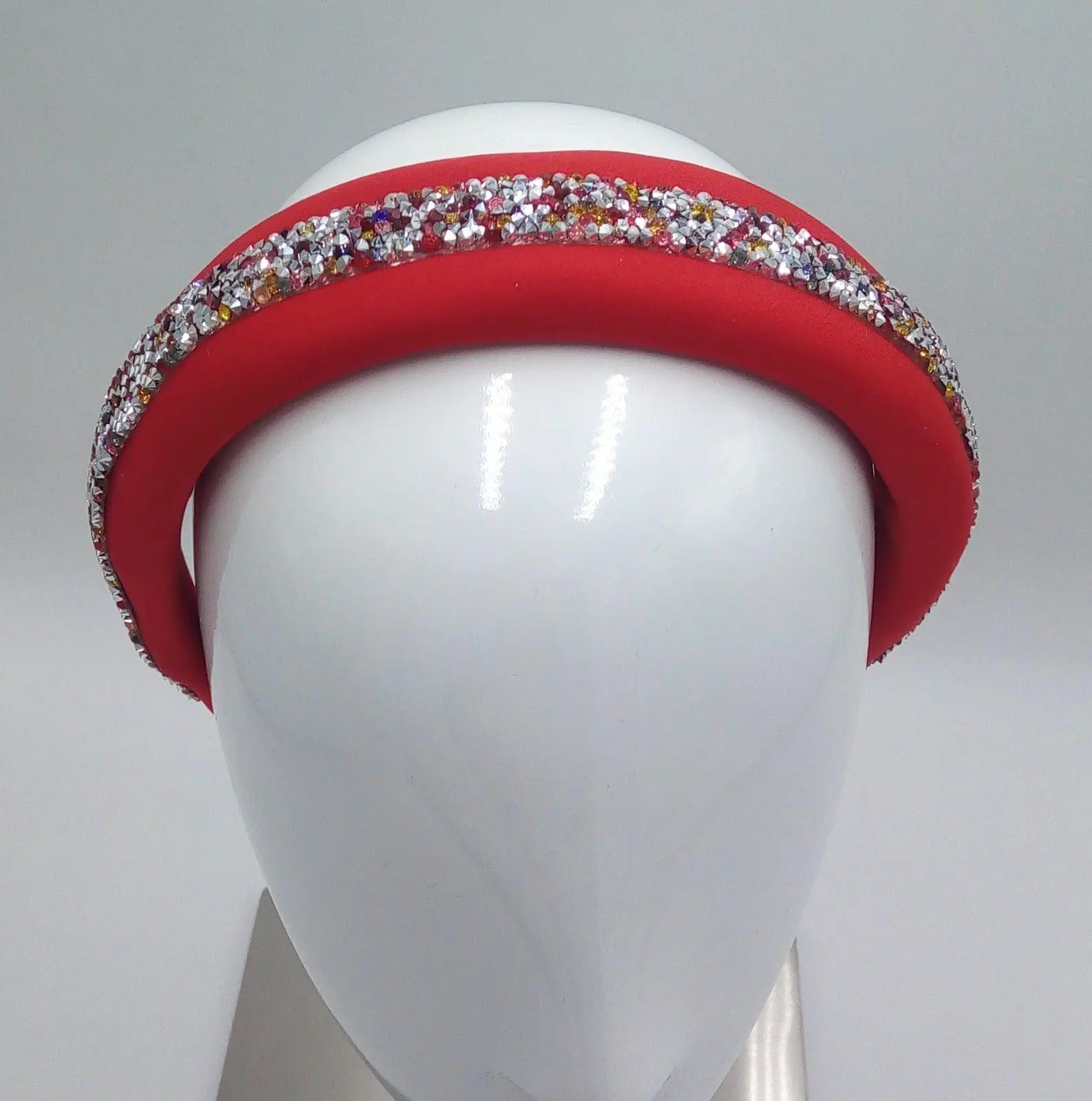 Comprar Diadema felpa rojo brillo Bandera España La Flamenca de Borgoña Patricia Muñoz VOX