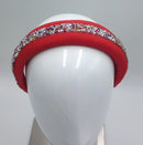 Diadema felpa rojo brillo La Flamenca de Borgoña Patricia Muñoz VOX