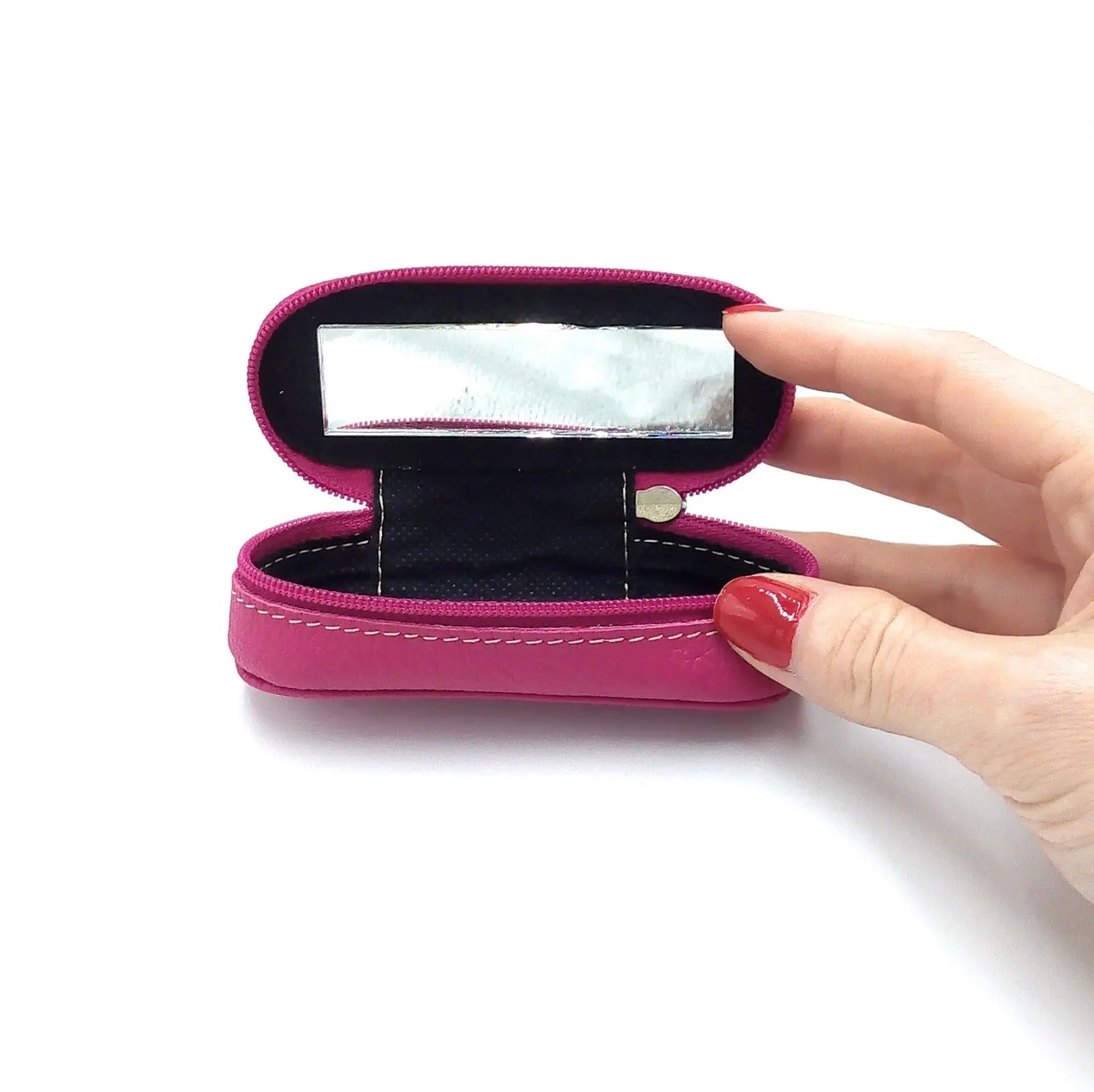 Comprar Estuche Funda Labial Fucsia Bandera España La Flamenca de Borgoña Patricia Muñoz VOX