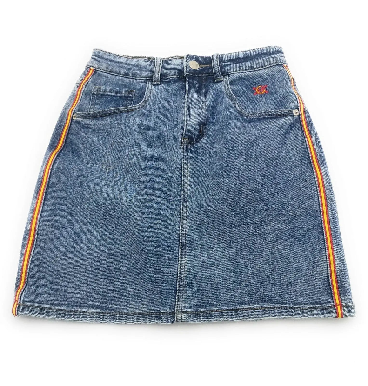 Comprar Falda Bandera España Vaquera - OFERTA Bandera España La Flamenca de Borgoña Patricia Muñoz VOX