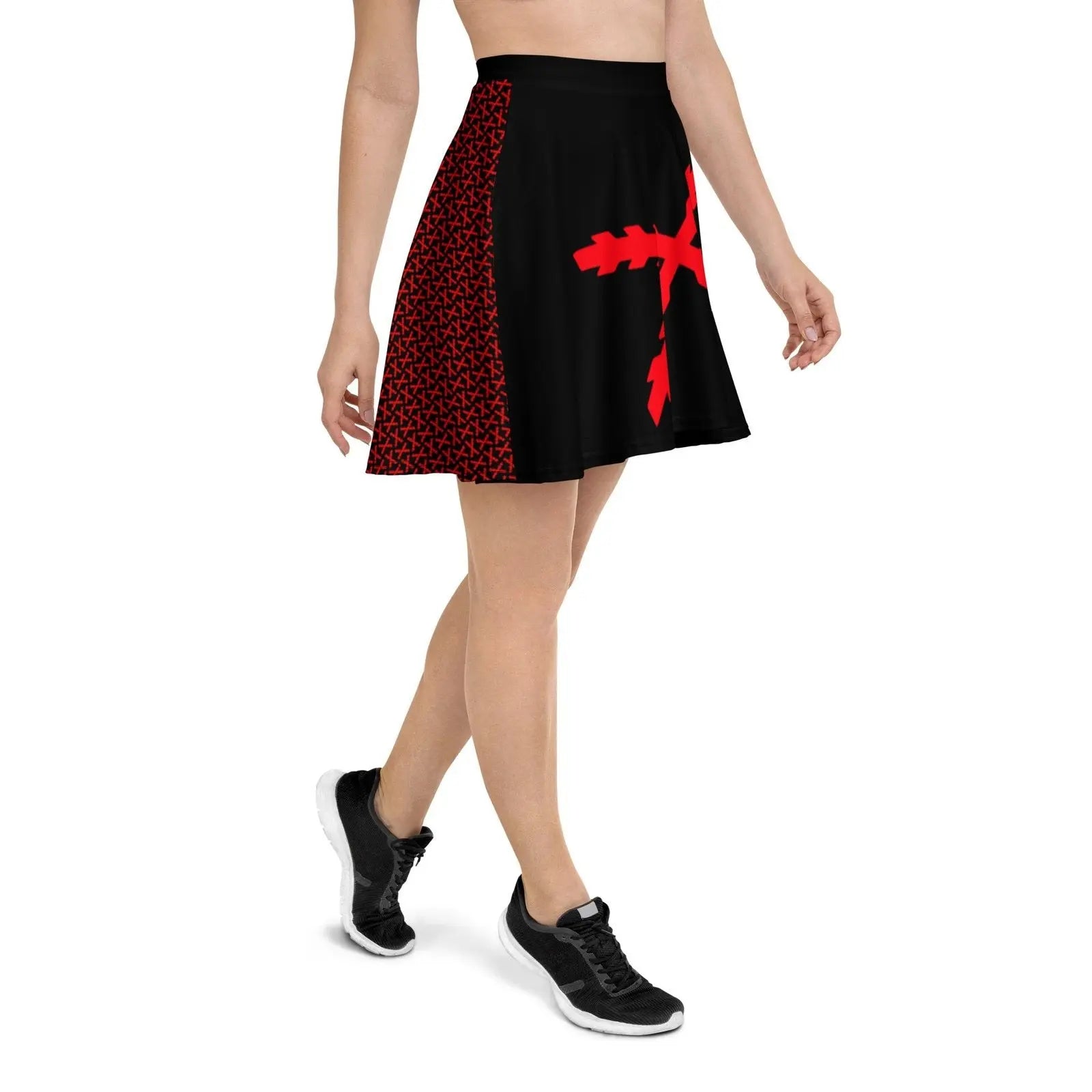 Comprar Falda Cruz de Borgoña negra Bandera España La Flamenca de Borgoña Patricia Muñoz VOX