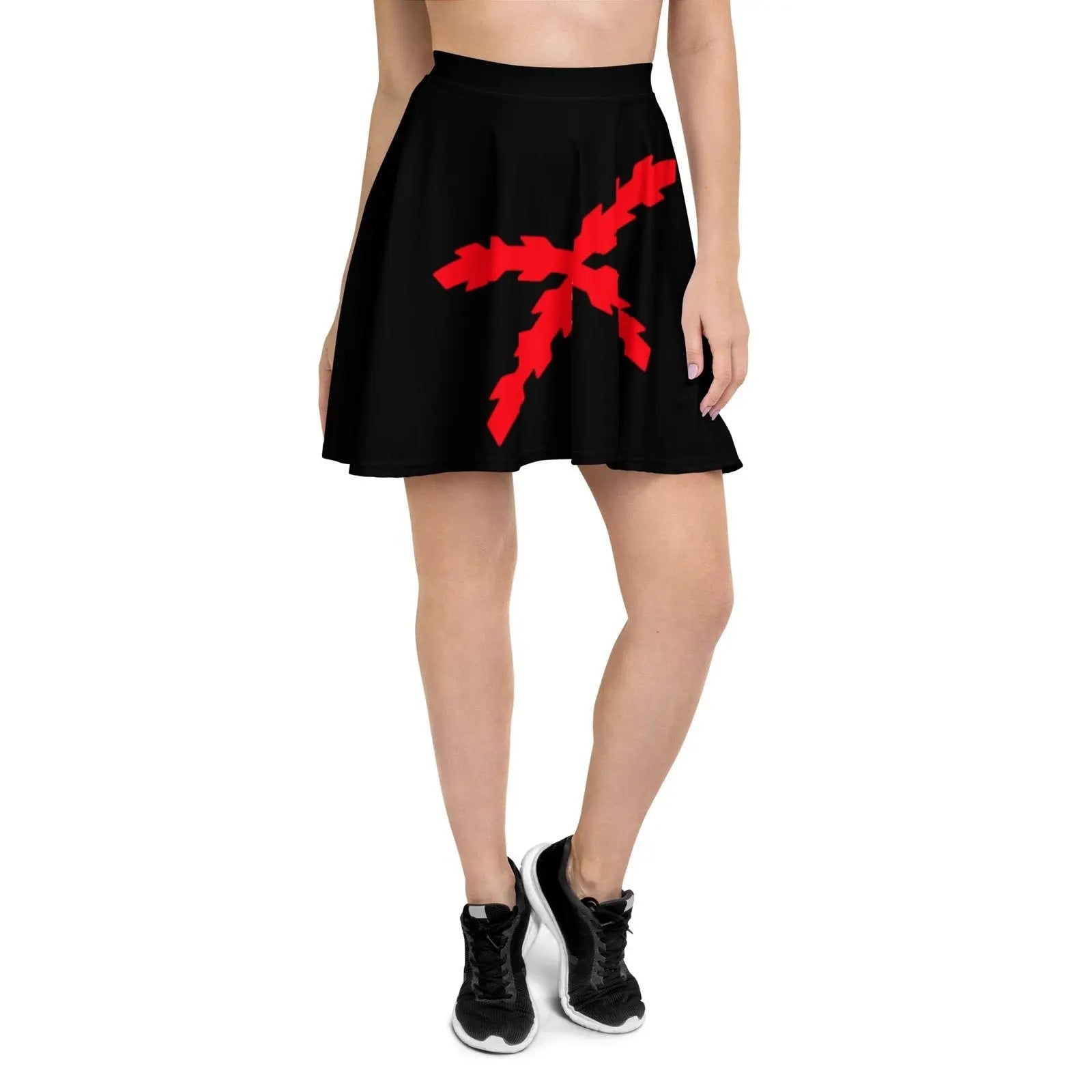 Comprar Falda Cruz de Borgoña negra Bandera España La Flamenca de Borgoña Patricia Muñoz VOX