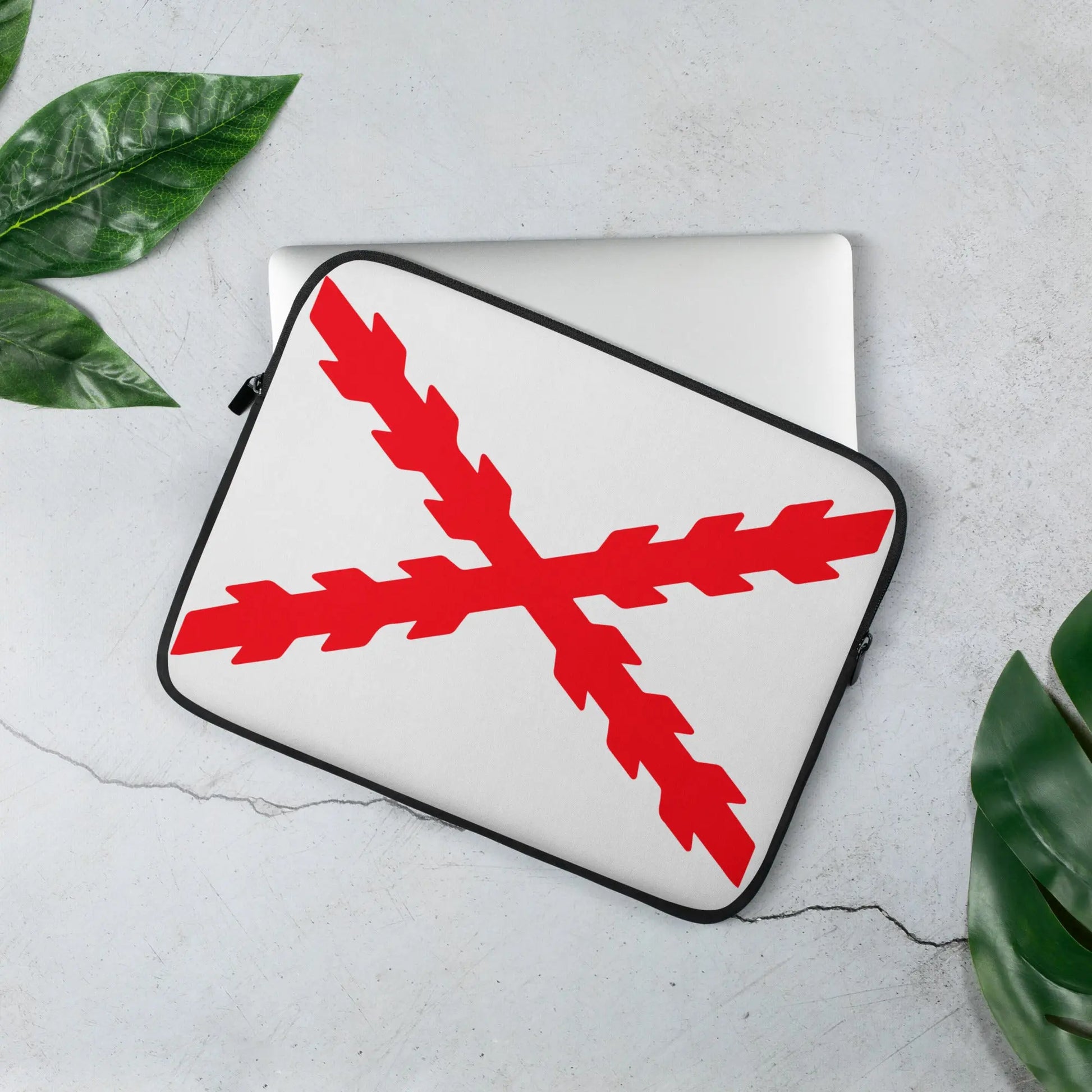 Comprar Funda para portátil Cruz de Borgoña Bandera España La Flamenca de Borgoña Patricia Muñoz VOX