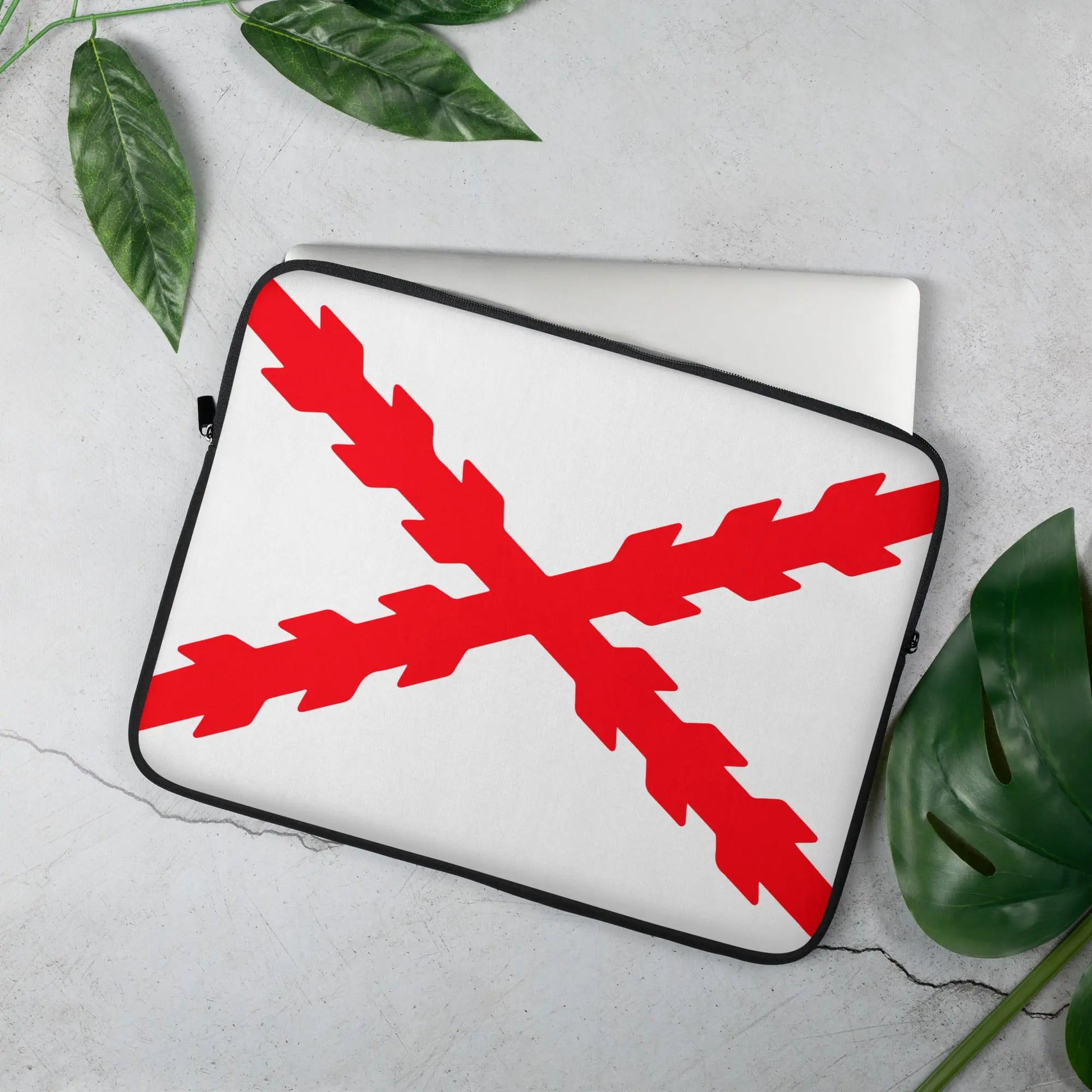 Comprar Funda para portátil Cruz de Borgoña Bandera España La Flamenca de Borgoña Patricia Muñoz VOX