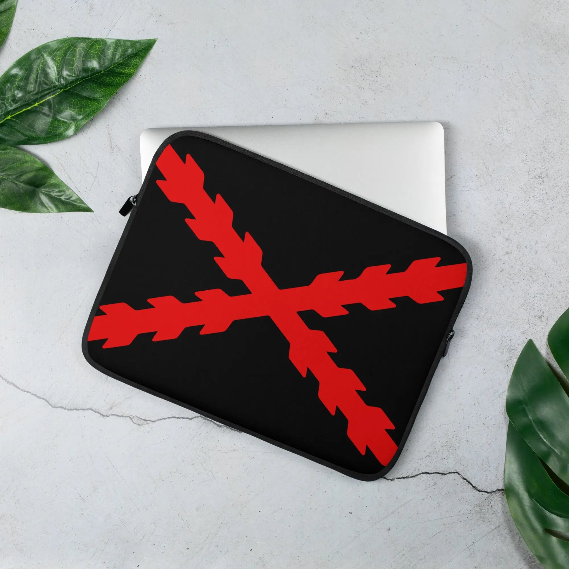 Comprar Funda para portátil Cruz de Borgoña Bandera España La Flamenca de Borgoña Patricia Muñoz VOX