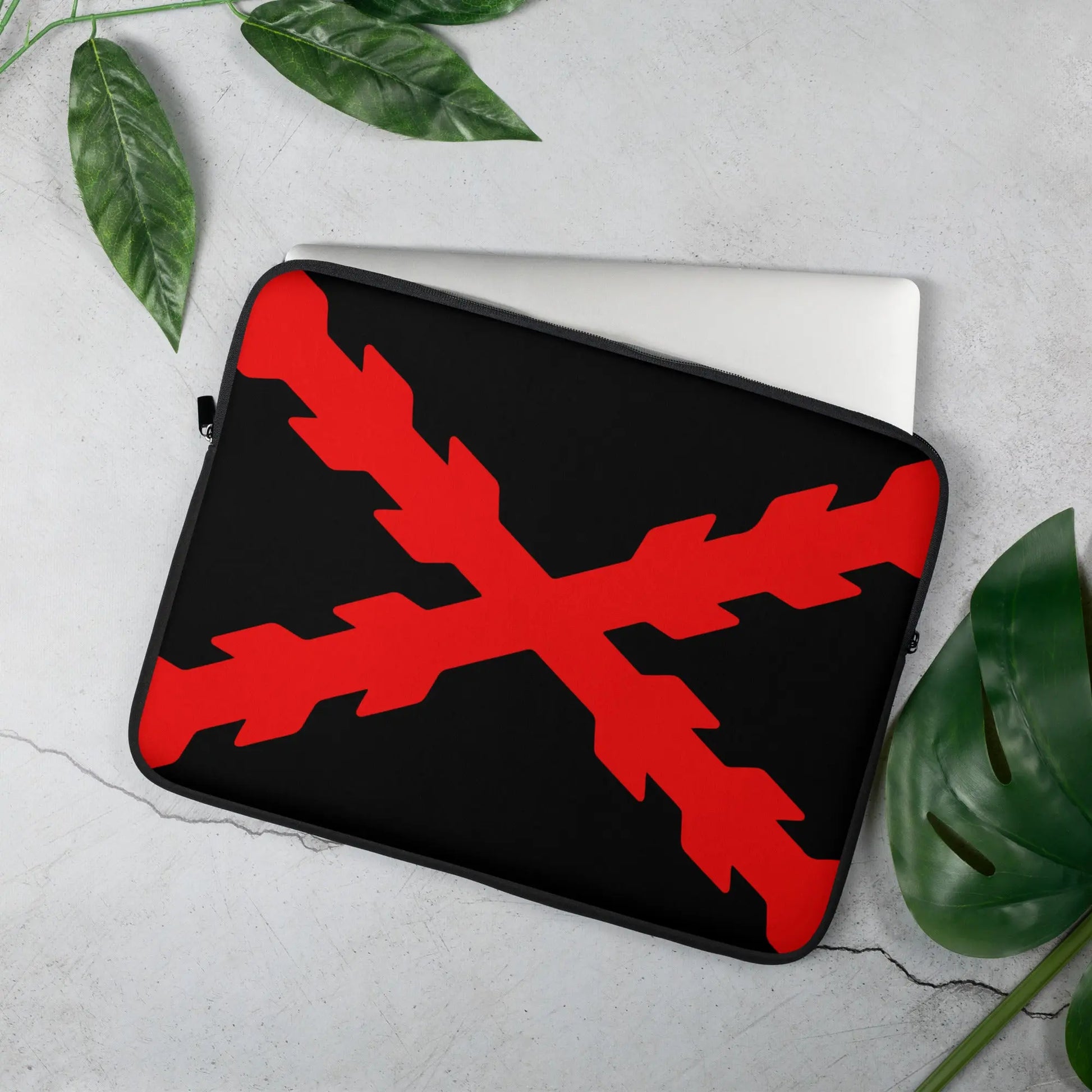 Comprar Funda para portátil Cruz de Borgoña Bandera España La Flamenca de Borgoña Patricia Muñoz VOX