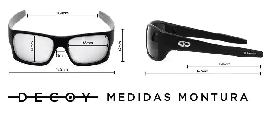 Comprar Gafas Negras Balística DECOY Bandera España La Flamenca de Borgoña Patricia Muñoz VOX