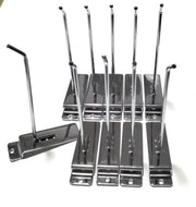 Comprar Ganchos lamas cromados 15 cm (20 ud) Bandera España La Flamenca de Borgoña Patricia Muñoz VOX