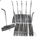 Comprar Ganchos lamas cromados 15 cm (20 ud) Bandera España La Flamenca de Borgoña Patricia Muñoz VOX