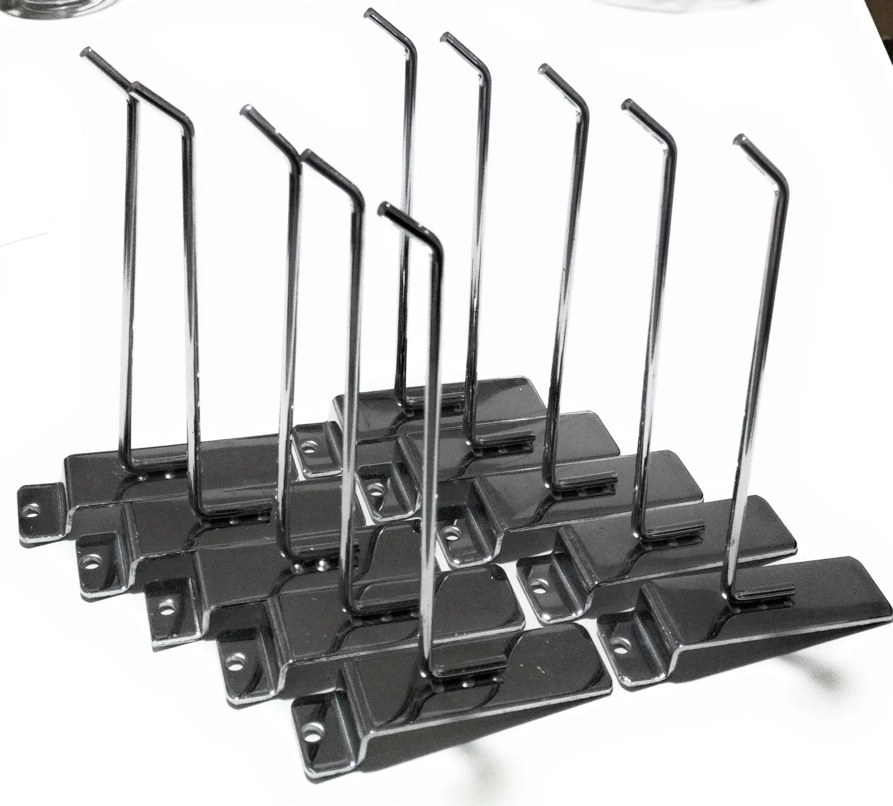 Comprar Ganchos lamas cromados 15 cm (20 ud) Bandera España La Flamenca de Borgoña Patricia Muñoz VOX