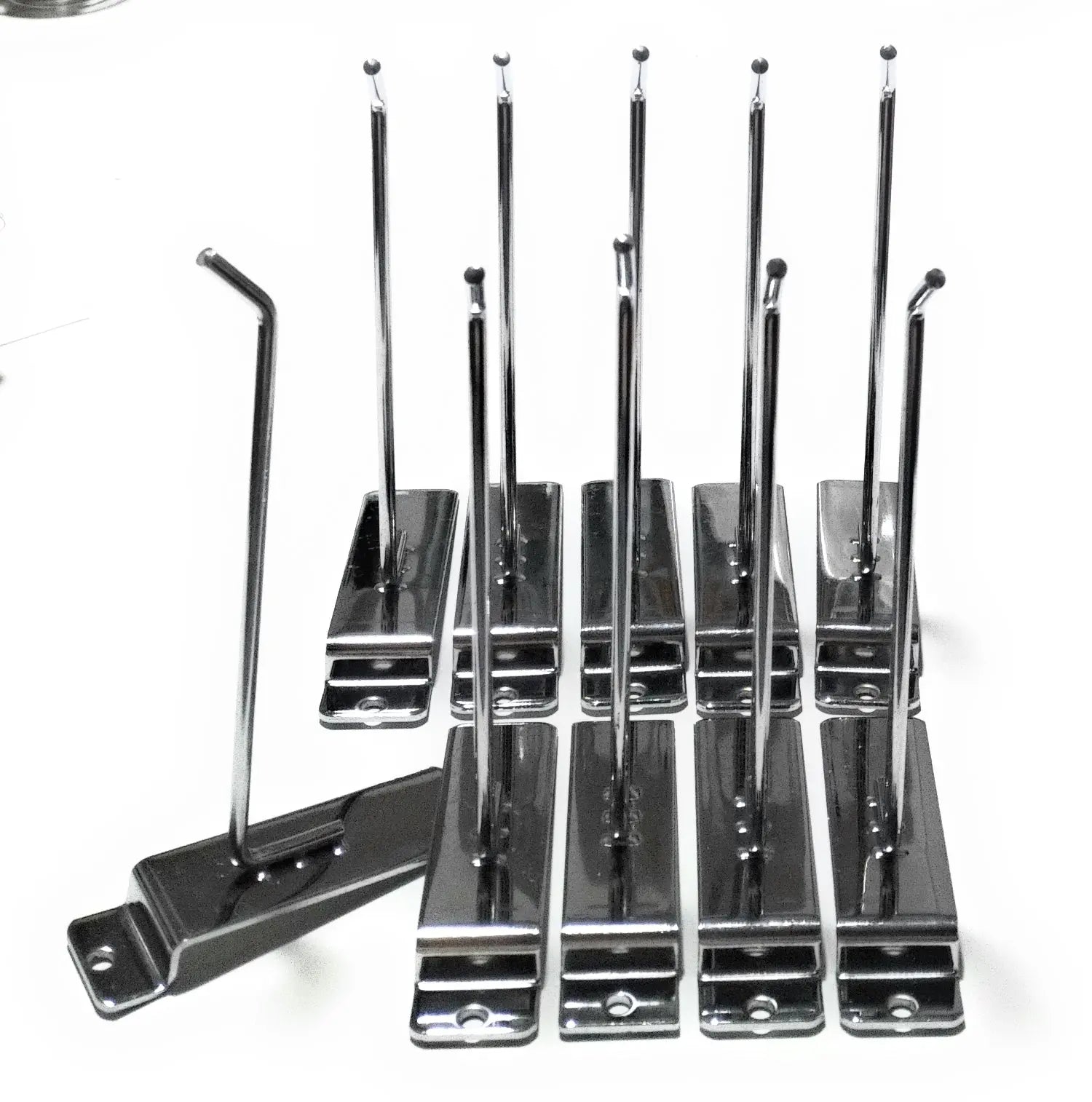 Comprar Ganchos lamas cromados 15 cm (20 ud) Bandera España La Flamenca de Borgoña Patricia Muñoz VOX