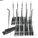 Comprar Ganchos lamas cromados 15 cm (20 ud) Bandera España La Flamenca de Borgoña Patricia Muñoz VOX