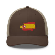 Comprar Gorra Bandera de España bordada trucker Bandera España La Flamenca de Borgoña Patricia Muñoz VOX