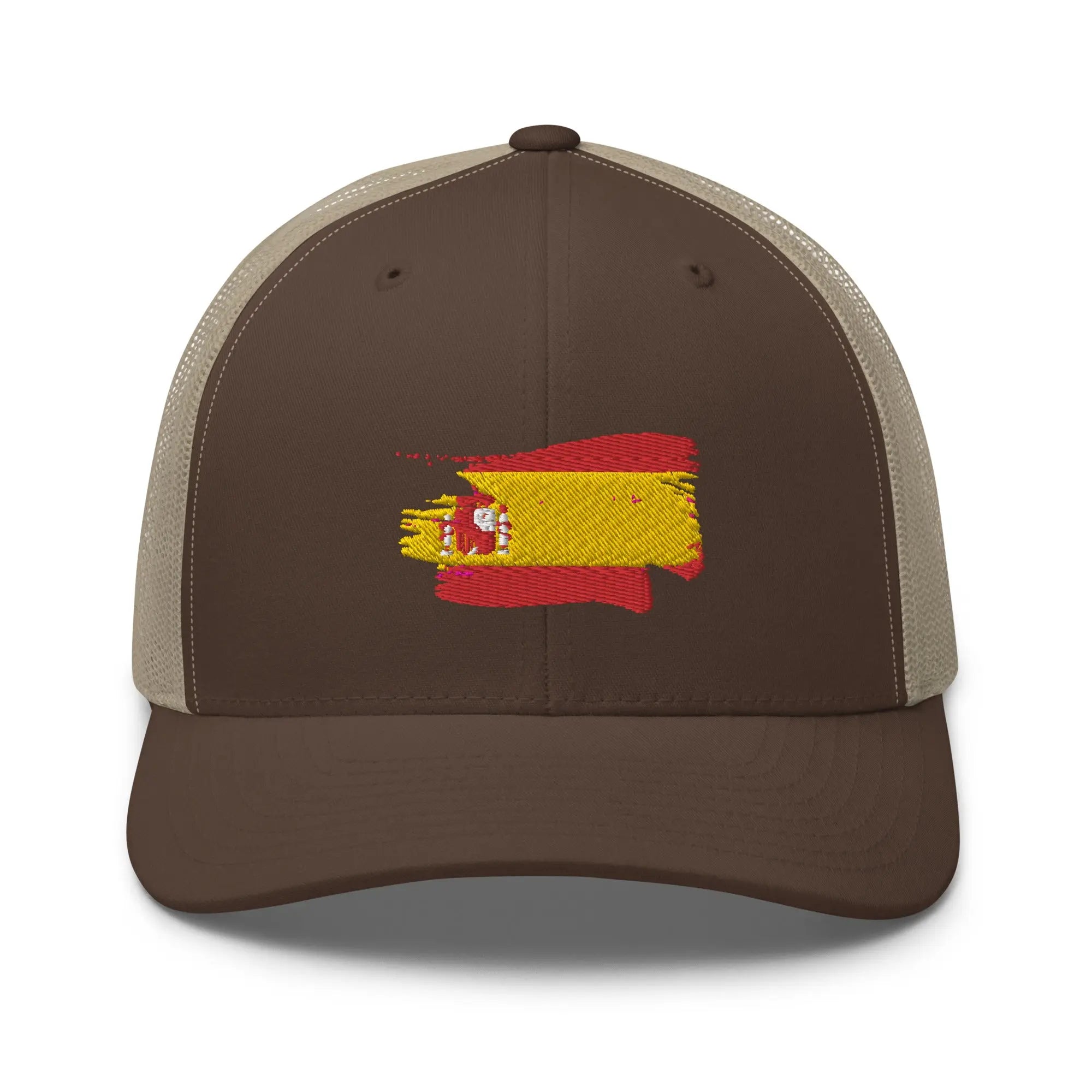Comprar Gorra Bandera de España bordada trucker Bandera España La Flamenca de Borgoña Patricia Muñoz VOX