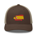 Comprar Gorra Bandera de España bordada trucker Bandera España La Flamenca de Borgoña Patricia Muñoz VOX