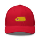 Comprar Gorra Bandera de España bordada trucker Bandera España La Flamenca de Borgoña Patricia Muñoz VOX