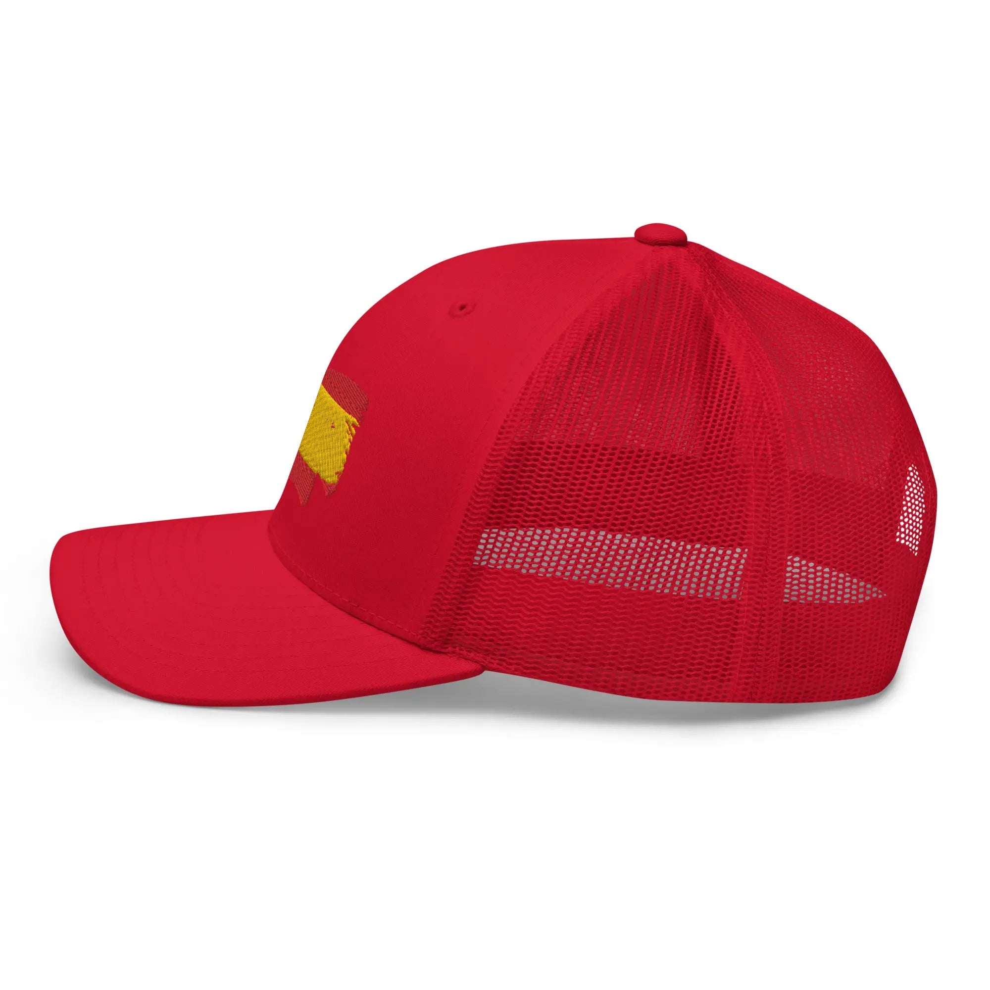 Comprar Gorra Bandera de España bordada trucker Bandera España La Flamenca de Borgoña Patricia Muñoz VOX