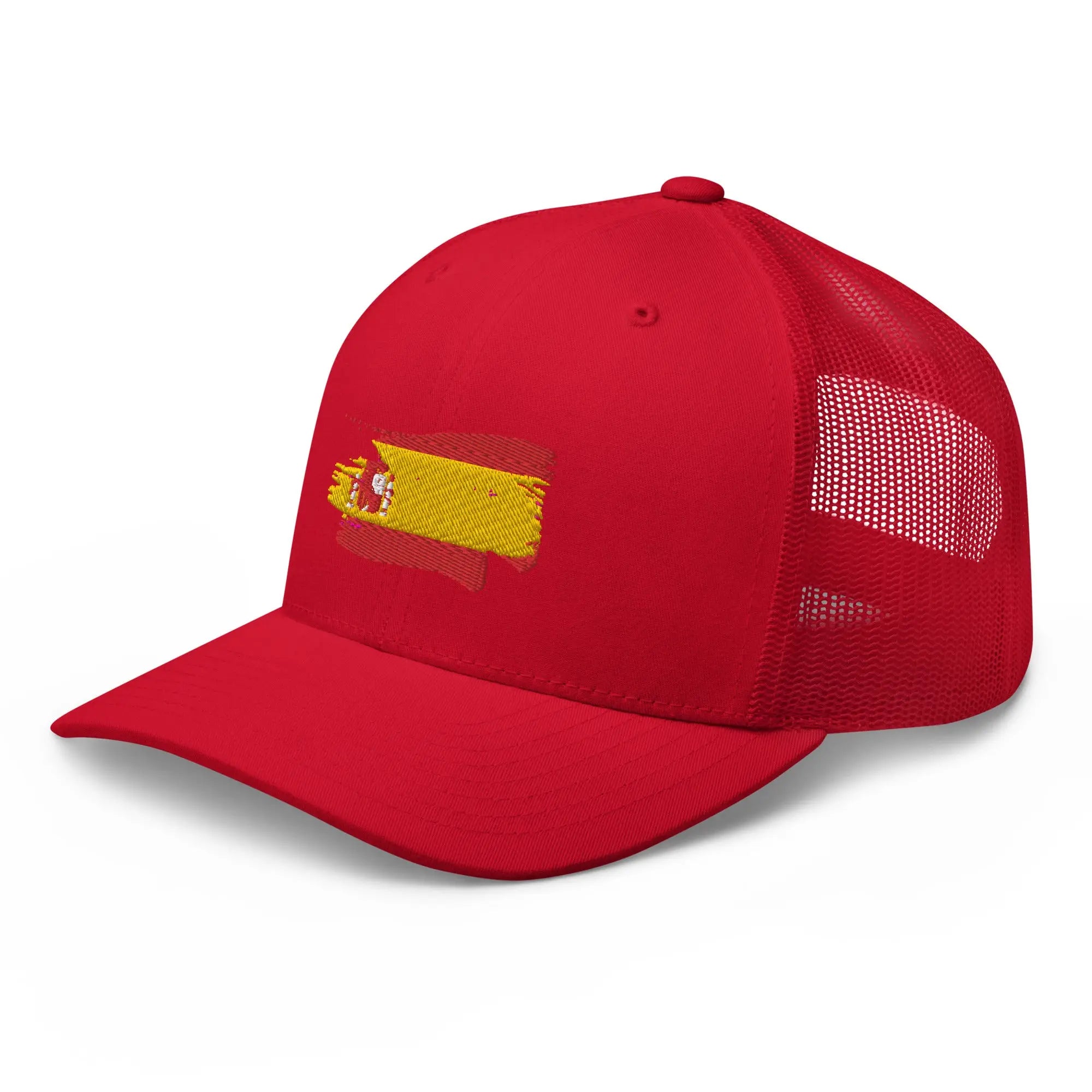 Comprar Gorra Bandera de España bordada trucker Bandera España La Flamenca de Borgoña Patricia Muñoz VOX
