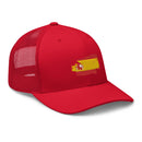 Comprar Gorra Bandera de España bordada trucker Bandera España La Flamenca de Borgoña Patricia Muñoz VOX