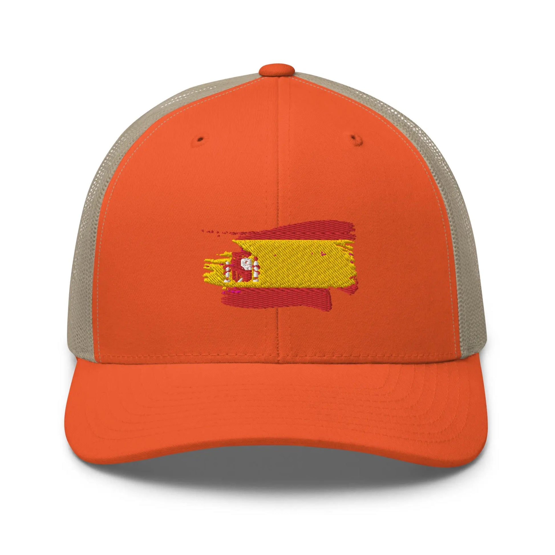 Comprar Gorra Bandera de España bordada trucker Bandera España La Flamenca de Borgoña Patricia Muñoz VOX