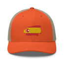 Comprar Gorra Bandera de España bordada trucker Bandera España La Flamenca de Borgoña Patricia Muñoz VOX