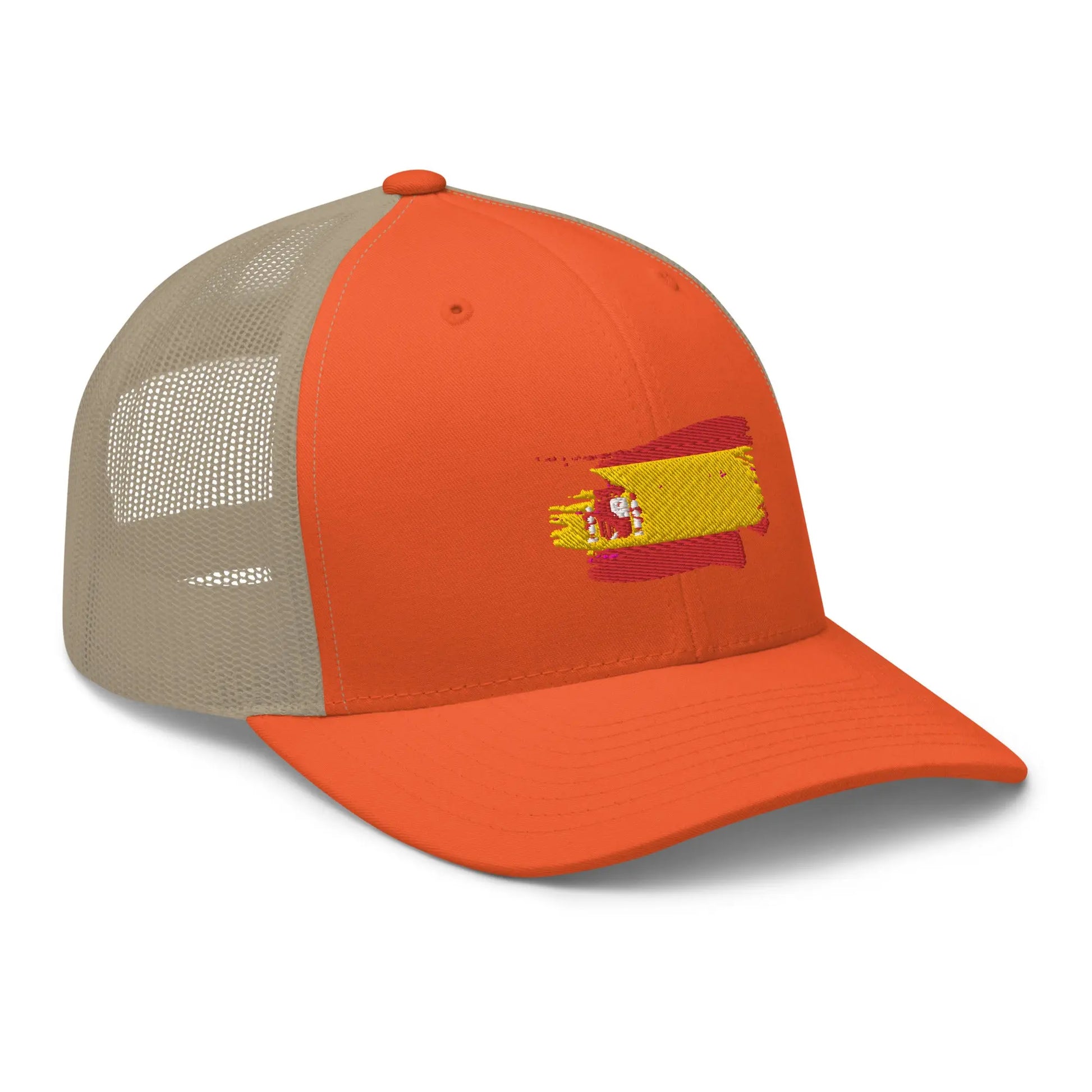 Comprar Gorra Bandera de España bordada trucker Bandera España La Flamenca de Borgoña Patricia Muñoz VOX