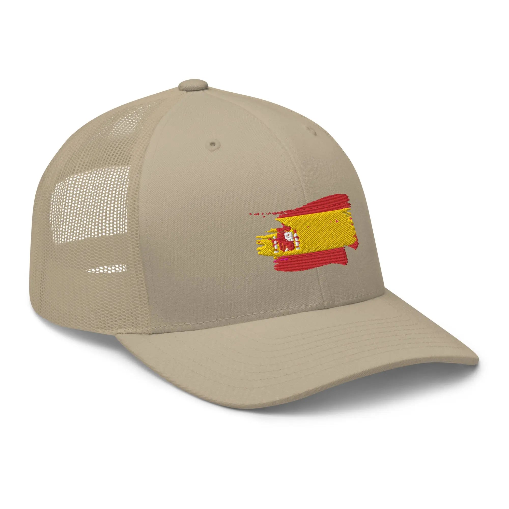Comprar Gorra Bandera de España bordada trucker Bandera España La Flamenca de Borgoña Patricia Muñoz VOX