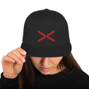 Comprar Gorra snapback clásica Cruz de Borgoña Bandera España La Flamenca de Borgoña Patricia Muñoz VOX