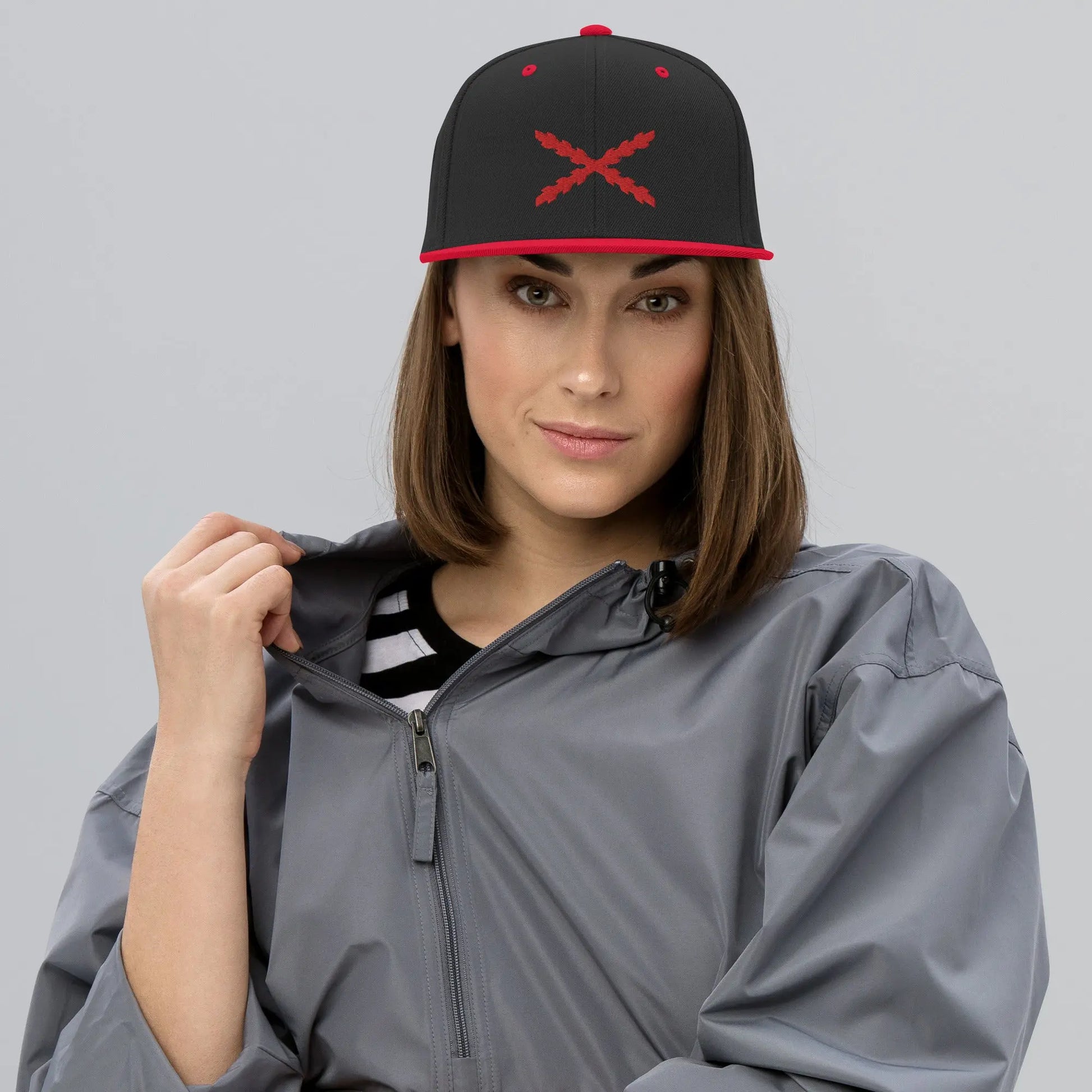Comprar Gorra snapback clásica Cruz de Borgoña Bandera España La Flamenca de Borgoña Patricia Muñoz VOX