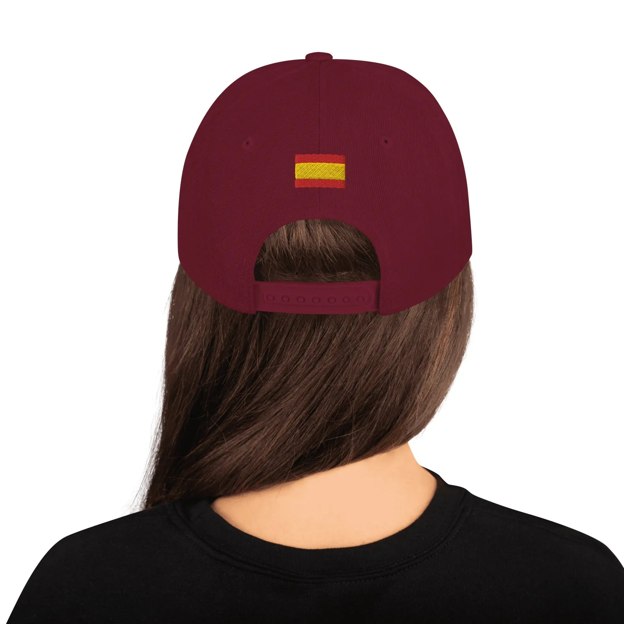 Comprar Gorra snapback clásica Cruz de Borgoña Bandera España La Flamenca de Borgoña Patricia Muñoz VOX