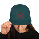 Comprar Gorra snapback clásica Cruz de Borgoña Bandera España La Flamenca de Borgoña Patricia Muñoz VOX