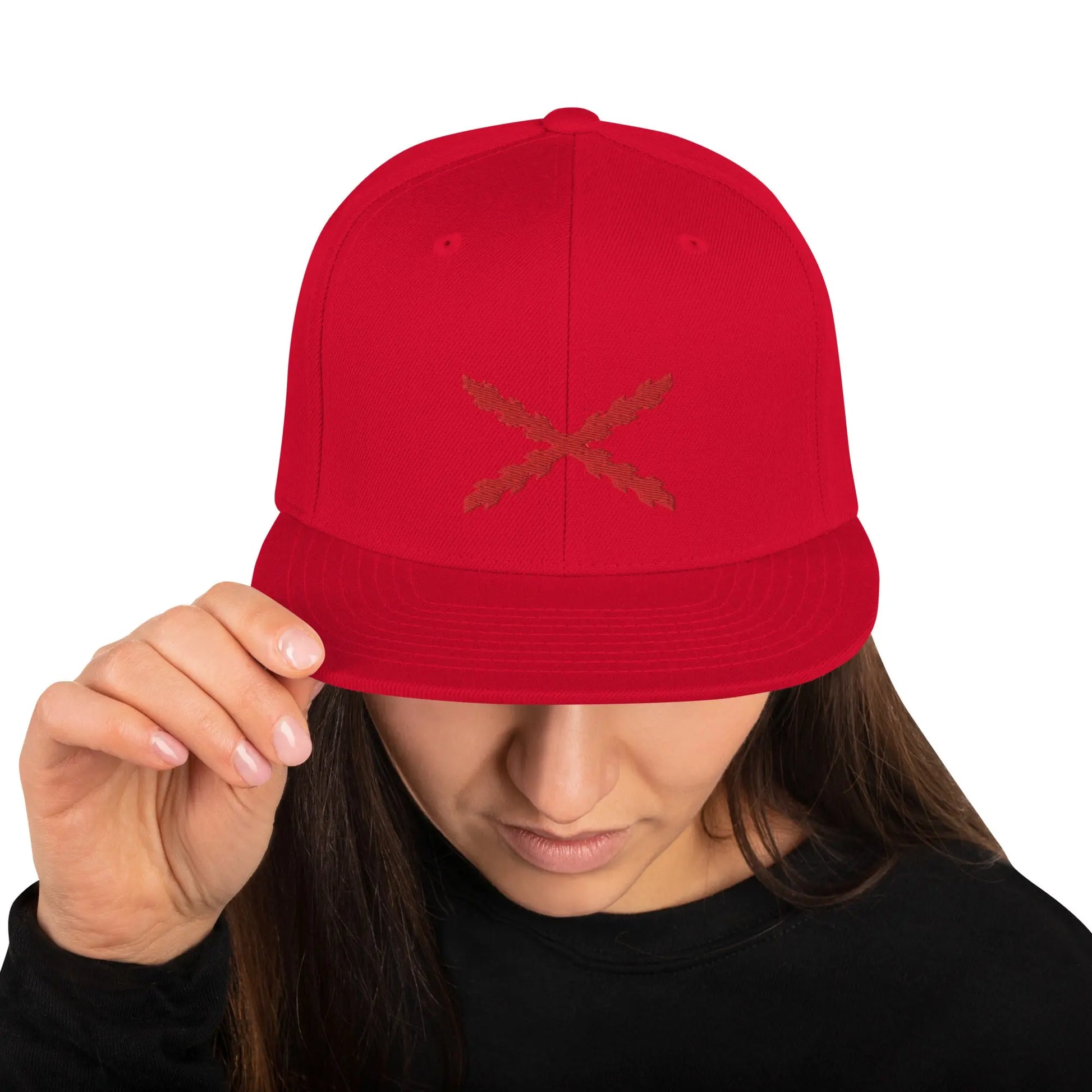 Comprar Gorra snapback clásica Cruz de Borgoña Bandera España La Flamenca de Borgoña Patricia Muñoz VOX