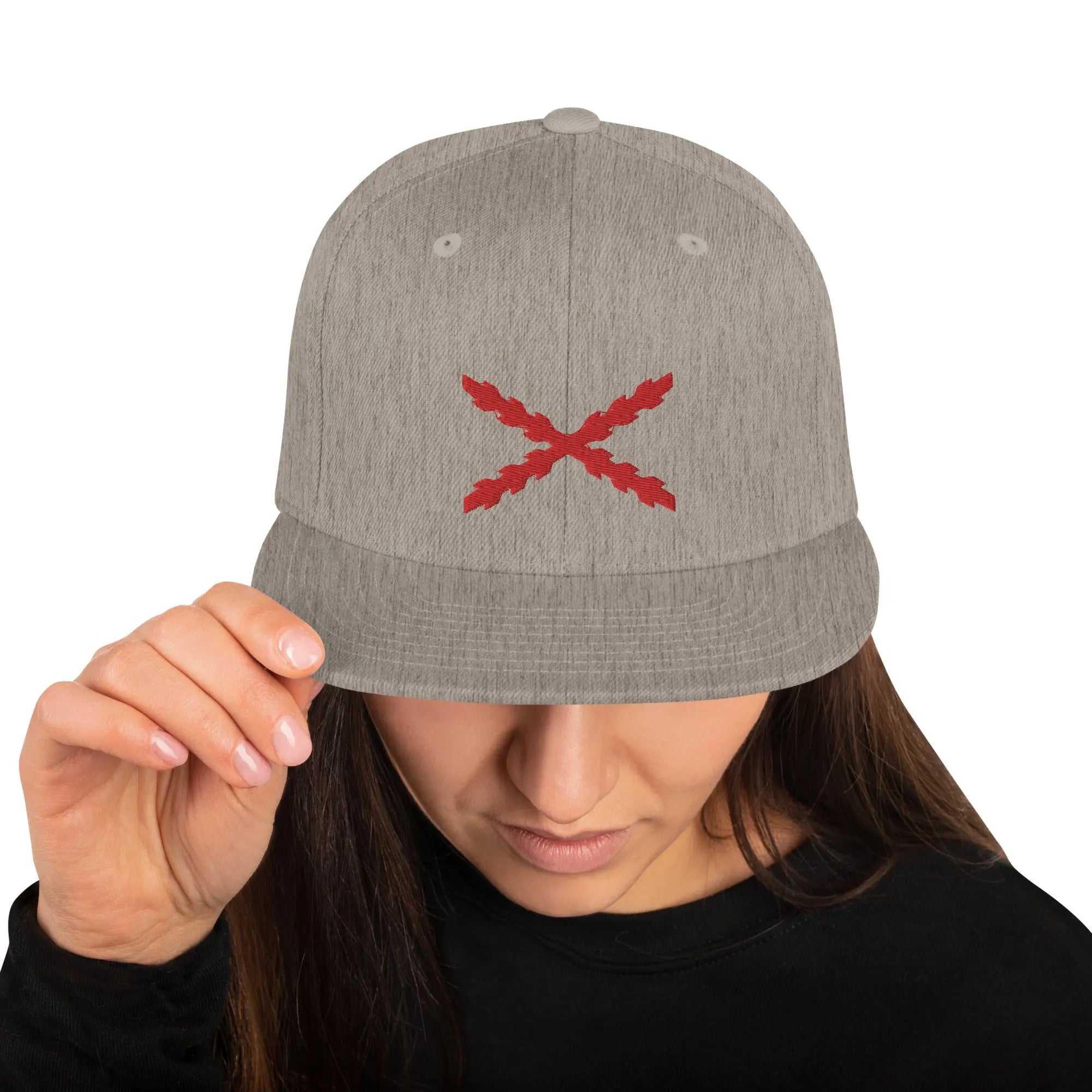 Comprar Gorra snapback clásica Cruz de Borgoña Bandera España La Flamenca de Borgoña Patricia Muñoz VOX