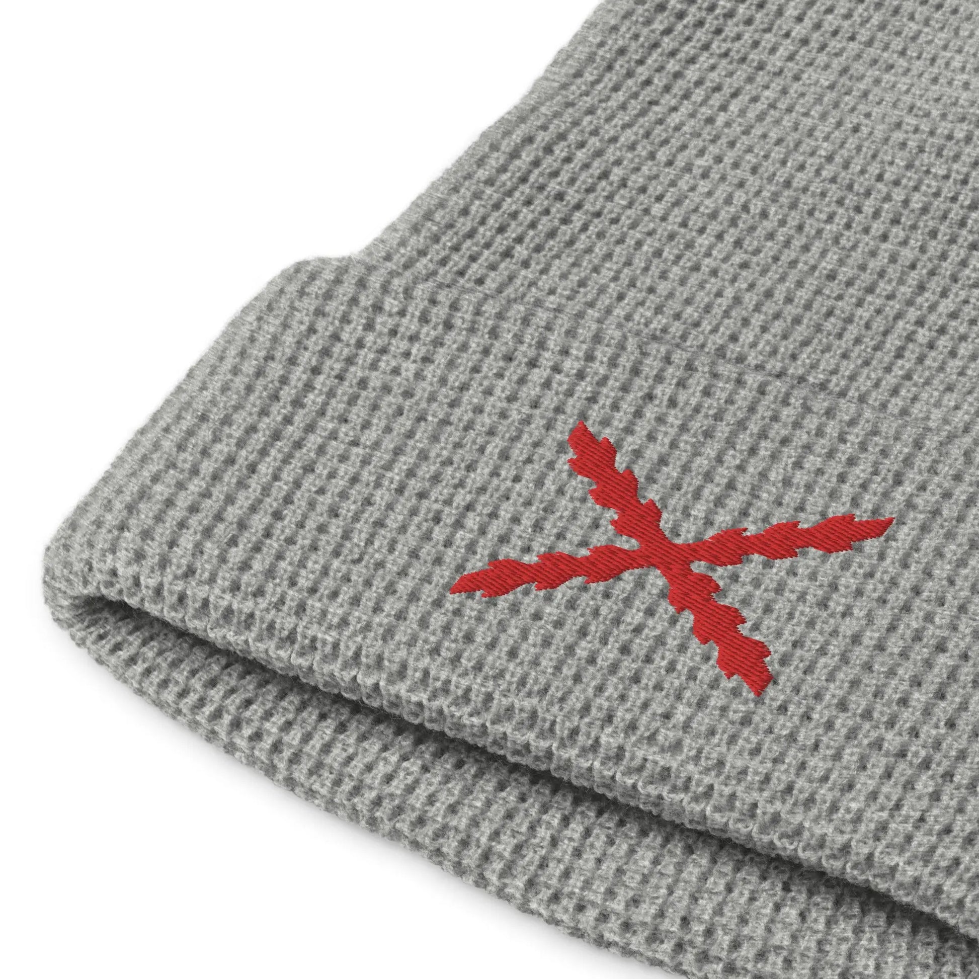 Comprar Gorro Cruz de Borgoña de punto gofrado Bandera España La Flamenca de Borgoña Patricia Muñoz VOX