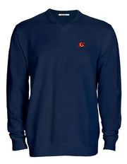 Comprar Jersey Bandera España azul marino hombre cuello pico Bandera España La Flamenca de Borgoña Patricia Muñoz VOX