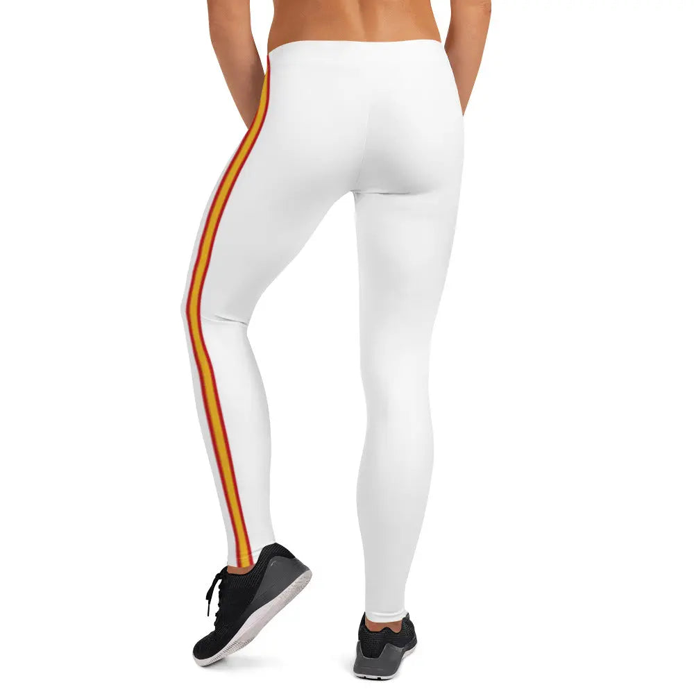 Comprar Leggin Bandera España blanco Mujer Bandera España La Flamenca de Borgoña Patricia Muñoz VOX