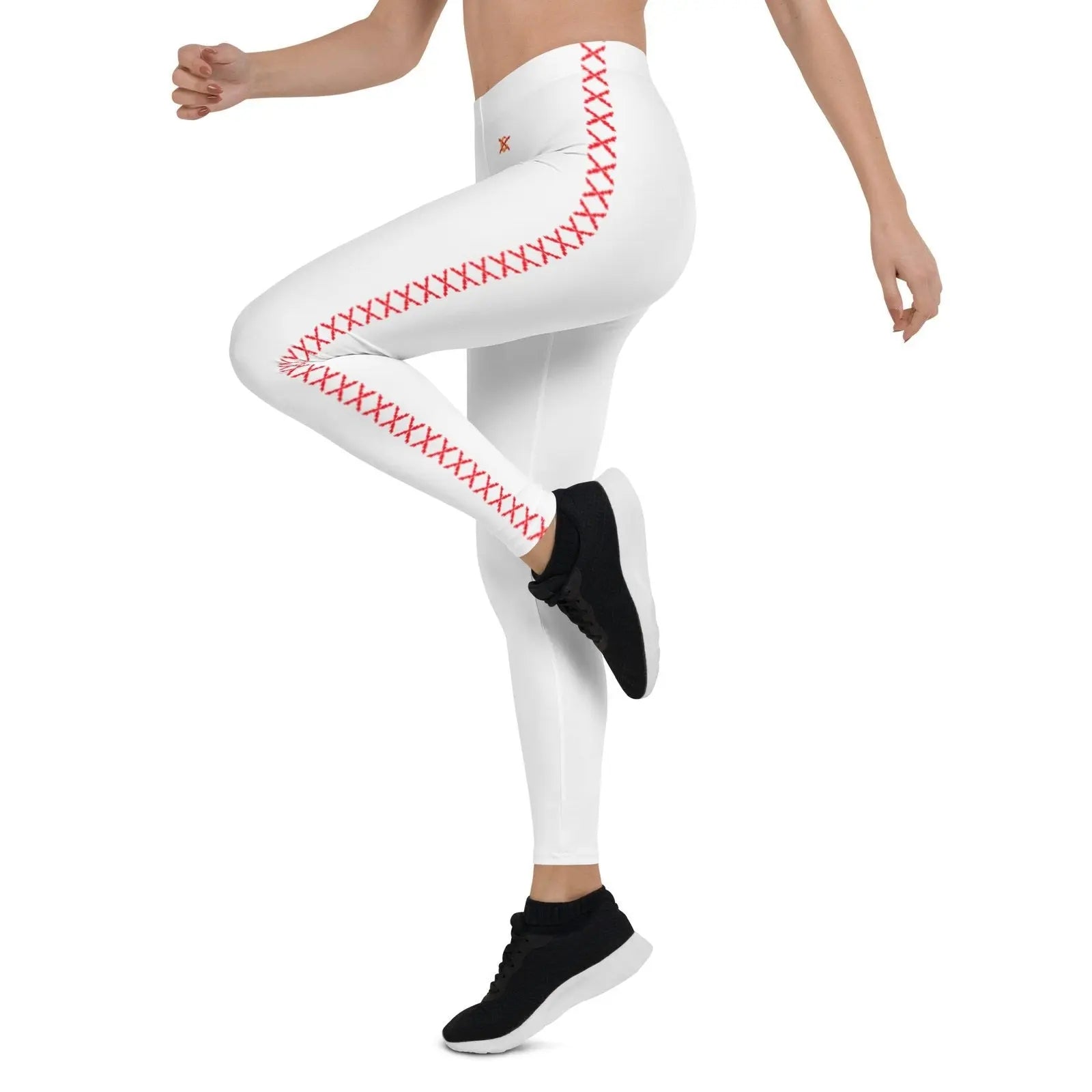 Comprar Leggin Cruz de Borgoña blanco Mujer Bandera España La Flamenca de Borgoña Patricia Muñoz VOX