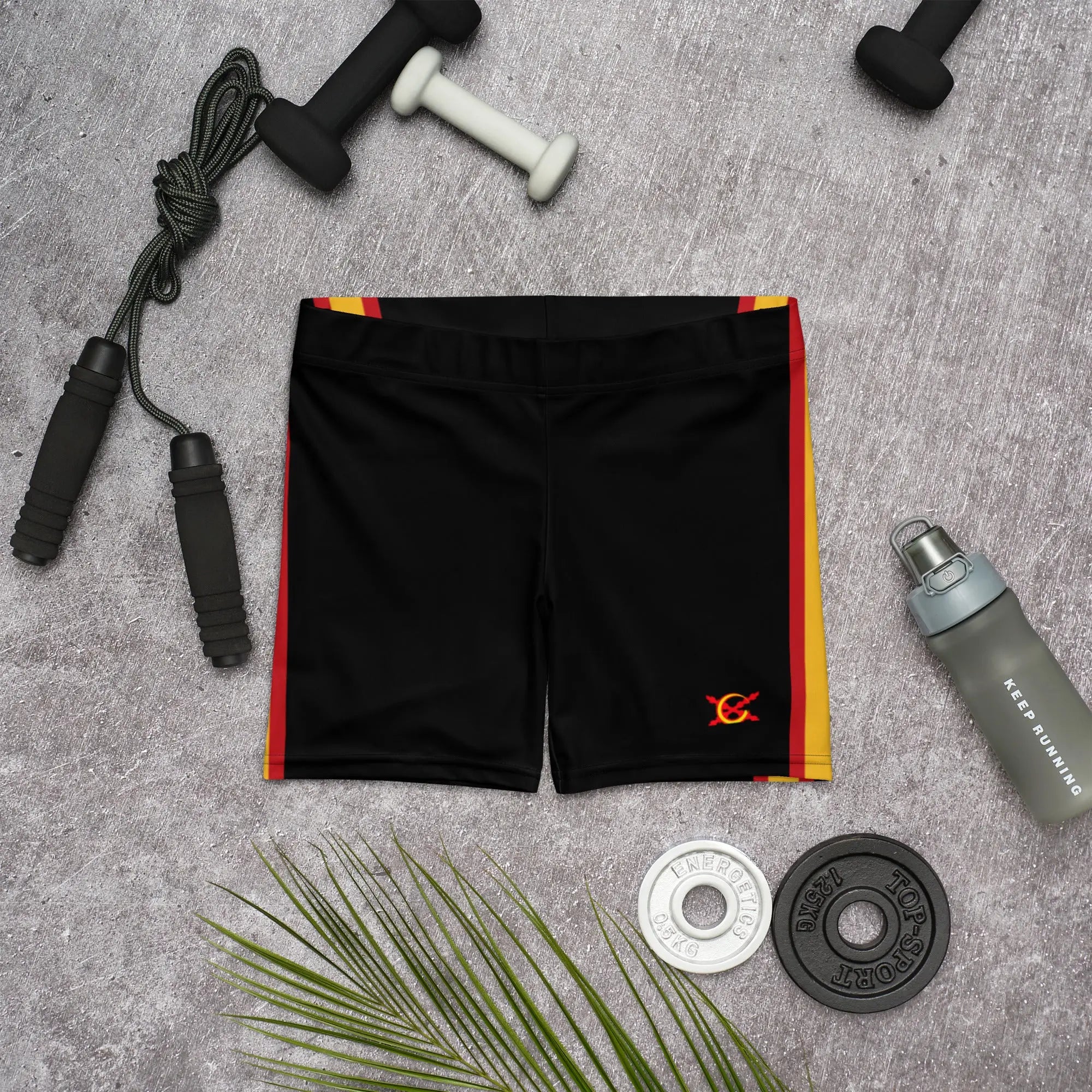 Comprar Leggin corto Bandera de España Unisex Bandera España La Flamenca de Borgoña Patricia Muñoz VOX