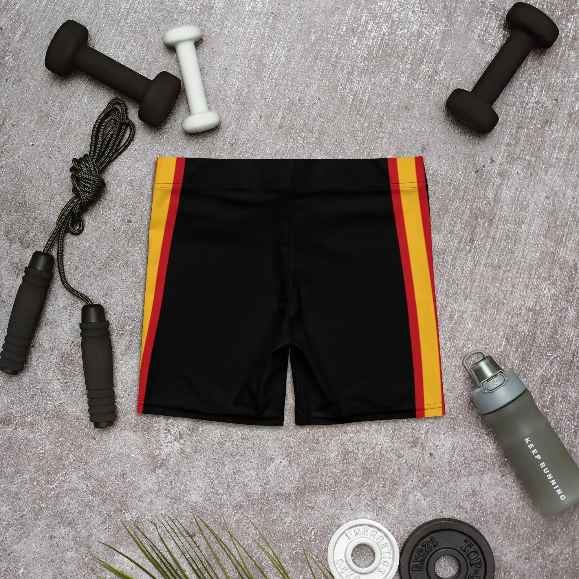 Comprar Leggin corto Bandera de España Unisex Bandera España La Flamenca de Borgoña Patricia Muñoz VOX