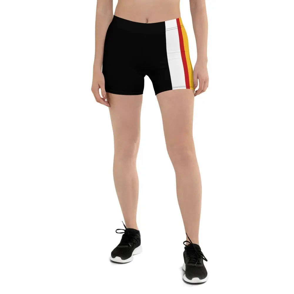 Comprar Leggin short mujer deportivo bandera de España Bandera España La Flamenca de Borgoña Patricia Muñoz VOX