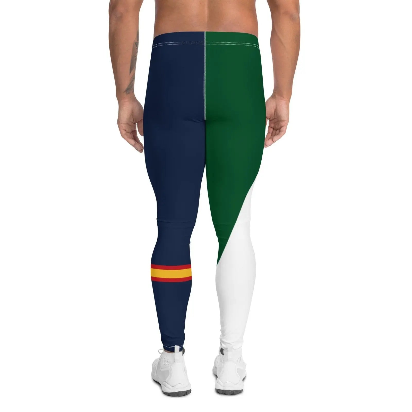 Comprar Leggings de España con verde y azul para hombre Bandera España La Flamenca de Borgoña Patricia Muñoz VOX