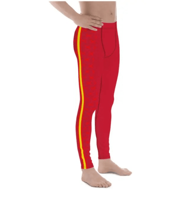Comprar Leggings para hombre rojo Cruz de Borgoña Bandera España La Flamenca de Borgoña Patricia Muñoz VOX