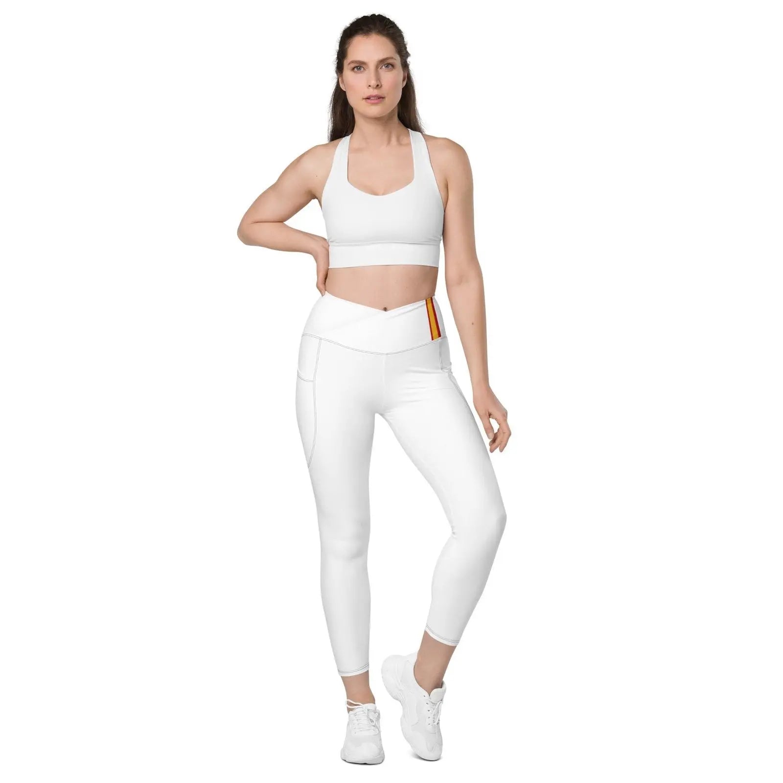 Comprar Leggins cintura cruzada con bolsillos Bandera de España Bandera España La Flamenca de Borgoña Patricia Muñoz VOX