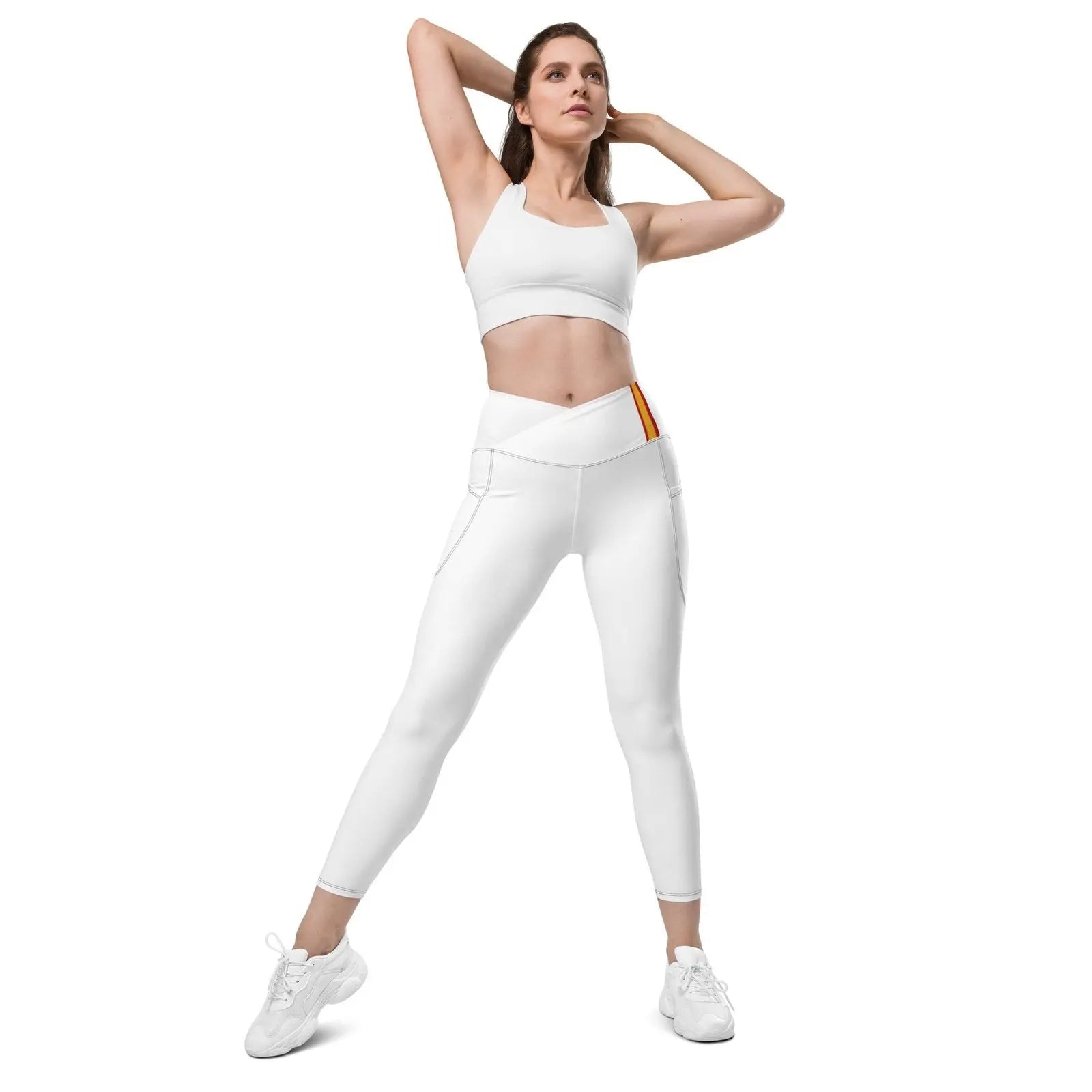 Comprar Leggins cintura cruzada con bolsillos Bandera de España Bandera España La Flamenca de Borgoña Patricia Muñoz VOX
