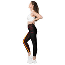Comprar Leggins de cintura cruzada con bolsillos Cruz de Borgoña Bandera España La Flamenca de Borgoña Patricia Muñoz VOX