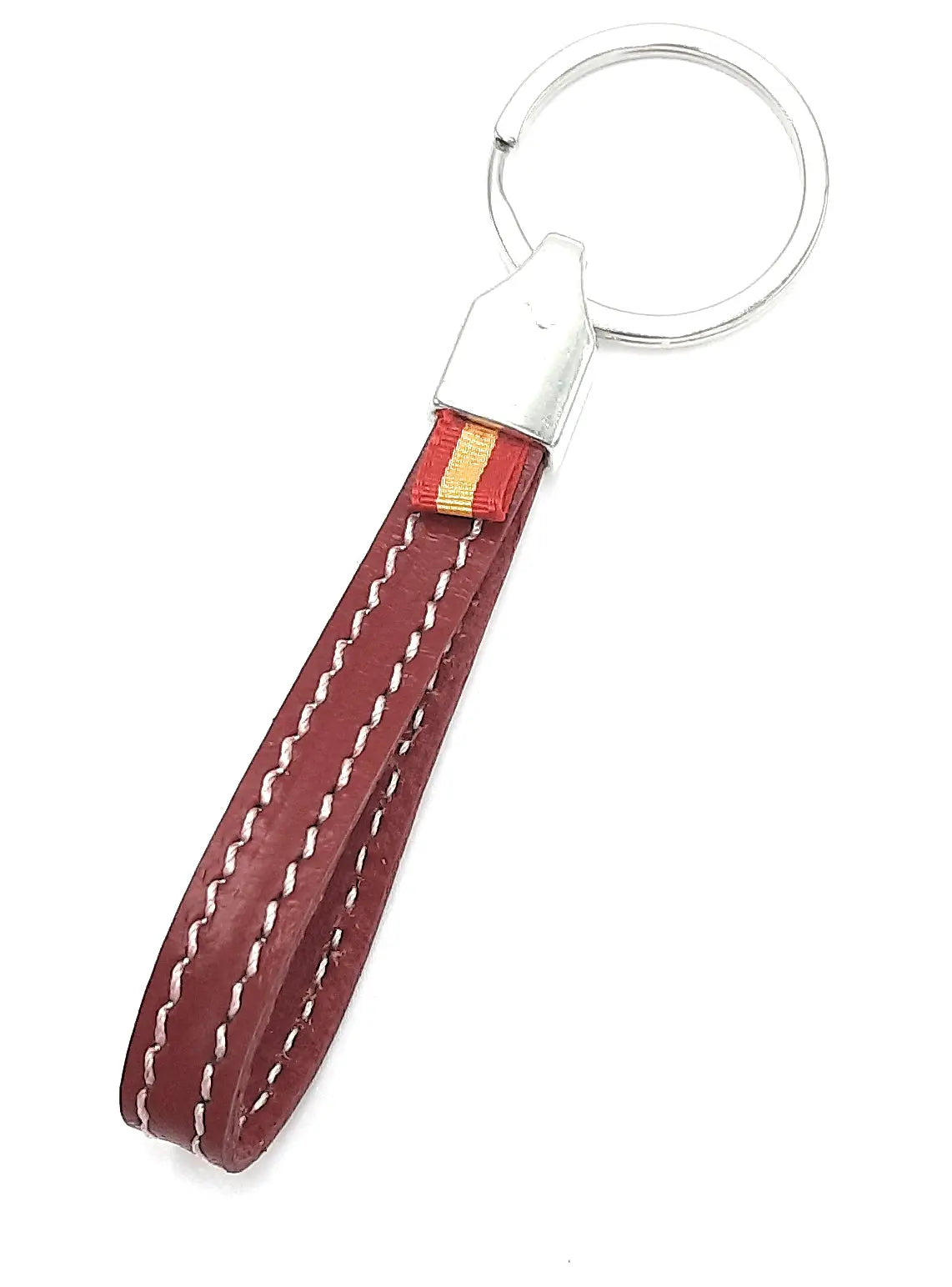 Comprar Llavero Bandera España piel roja Bandera España La Flamenca de Borgoña Patricia Muñoz VOX