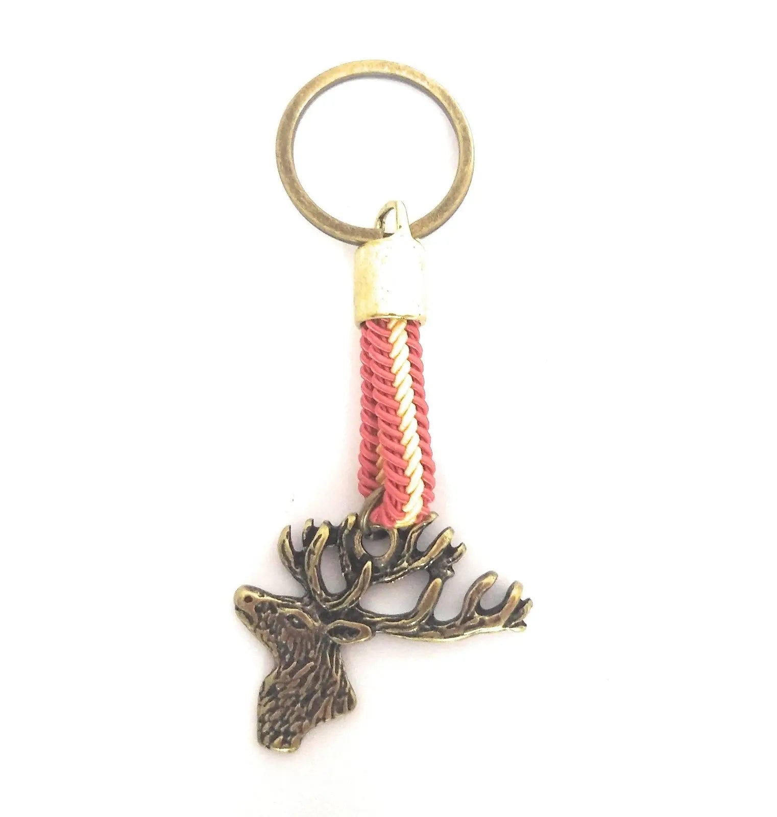 Comprar Llavero Ciervo bandera España bronce Bandera España La Flamenca de Borgoña Patricia Muñoz VOX