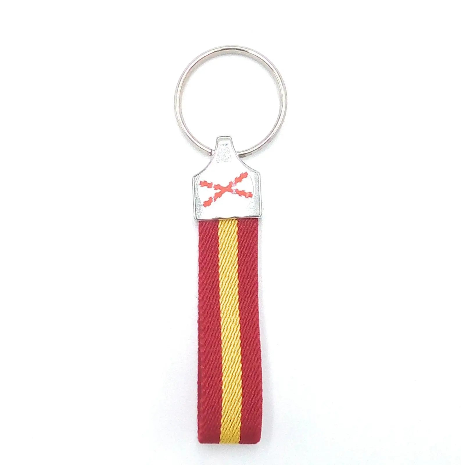 Comprar Llavero Cruz de Borgoña y Bandera España lona Bandera España La Flamenca de Borgoña Patricia Muñoz VOX