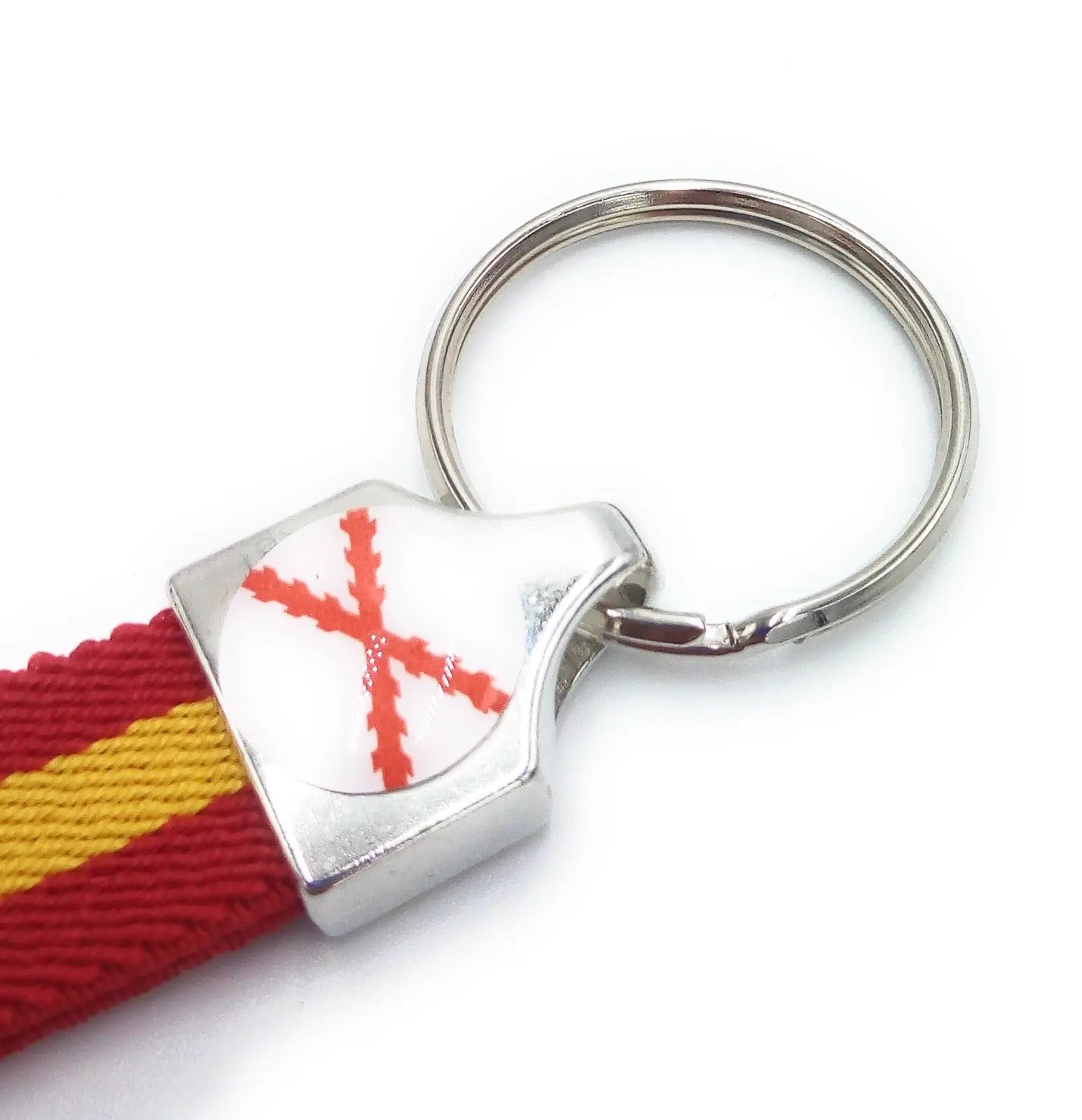 Comprar Llavero Cruz de Borgoña y Bandera España lona Bandera España La Flamenca de Borgoña Patricia Muñoz VOX